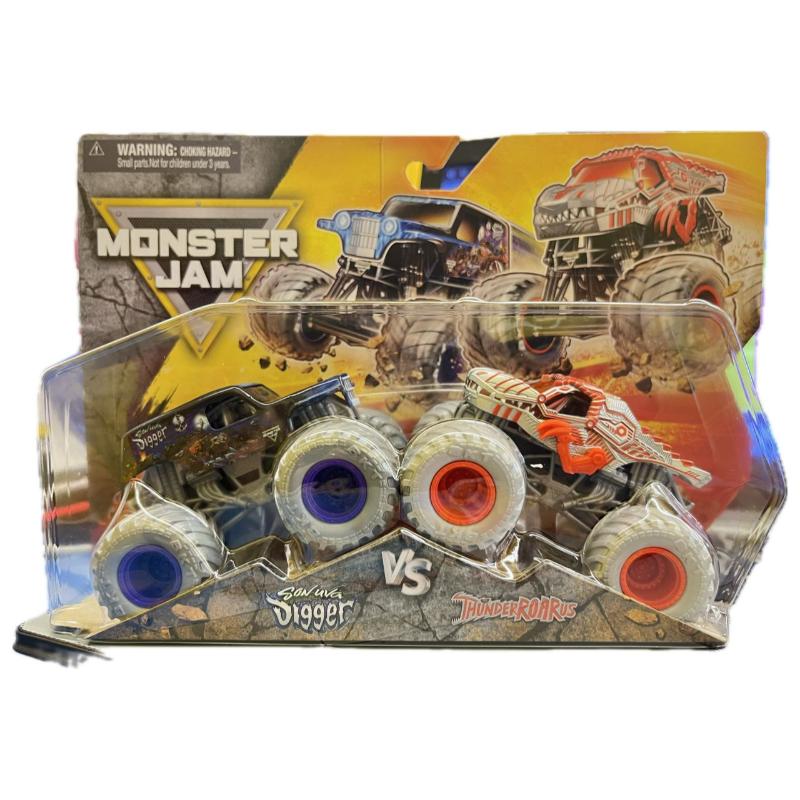 デュオ・マックスウェル　ナンジャタウン　13点セット Monster Jam 1:64 2 Packs - Double Down Showdown ThunderRoarus vs
